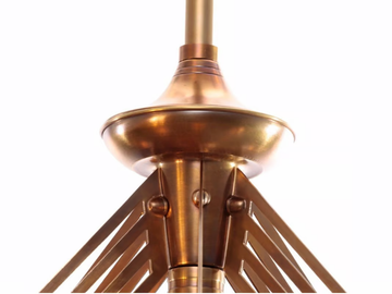 PRAGUE 9/I - Handmade brass chandelier by Patinas Lighting - view 3